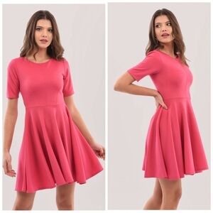 Lark & Ro Fit and Flare Peach Dress Size XXL